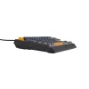 GENESIS THOR 230 TKL klaviatūra žaidimams USB + RF belaidis + Bluetooth QWERTY juoda, mėlyna, pilka, oranžinė