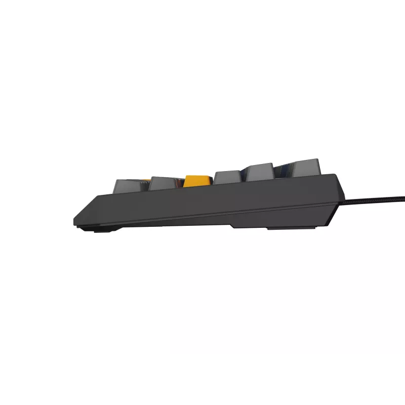 GENESIS THOR 230 TKL klaviatūra žaidimams USB + RF belaidis + Bluetooth QWERTY juoda, mėlyna, pilka, oranžinė