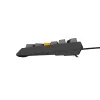 GENESIS THOR 230 TKL klaviatūra žaidimams USB + RF belaidis + Bluetooth QWERTY juoda, mėlyna, pilka, oranžinė