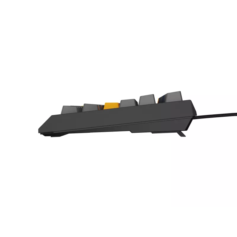 GENESIS THOR 230 TKL klaviatūra žaidimams USB + RF belaidis + Bluetooth QWERTY juoda, mėlyna, pilka, oranžinė