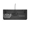 GENESIS THOR 230 TKL klaviatūra žaidimams USB + RF belaidis + Bluetooth QWERTY juoda, mėlyna, pilka, oranžinė
