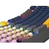 GENESIS THOR 230 TKL klaviatūra žaidimams USB + RF belaidis + Bluetooth QWERTY juoda, mėlyna, pilka, oranžinė