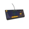 GENESIS THOR 230 TKL klaviatūra žaidimams USB + RF belaidis + Bluetooth QWERTY juoda, mėlyna, pilka, oranžinė