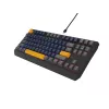 GENESIS THOR 230 TKL klaviatūra žaidimams USB + RF belaidis + Bluetooth QWERTY juoda, mėlyna, pilka, oranžinė