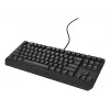 Mechaninė žaidimų klaviatūra Genesis Thor 230 TKL — Tenkeyless, US QWERTY, Outemu Brown jungikliai, RGB, 1000 Hz, USB