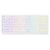 Žaidimų klaviatūra be skaičių bloko GENESIS Thor 230 TKL — USB, RF belaidis, Bluetooth, QWERTY, balta