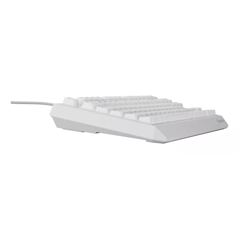 Žaidimų klaviatūra be skaičių bloko GENESIS Thor 230 TKL — USB, RF belaidis, Bluetooth, QWERTY, balta