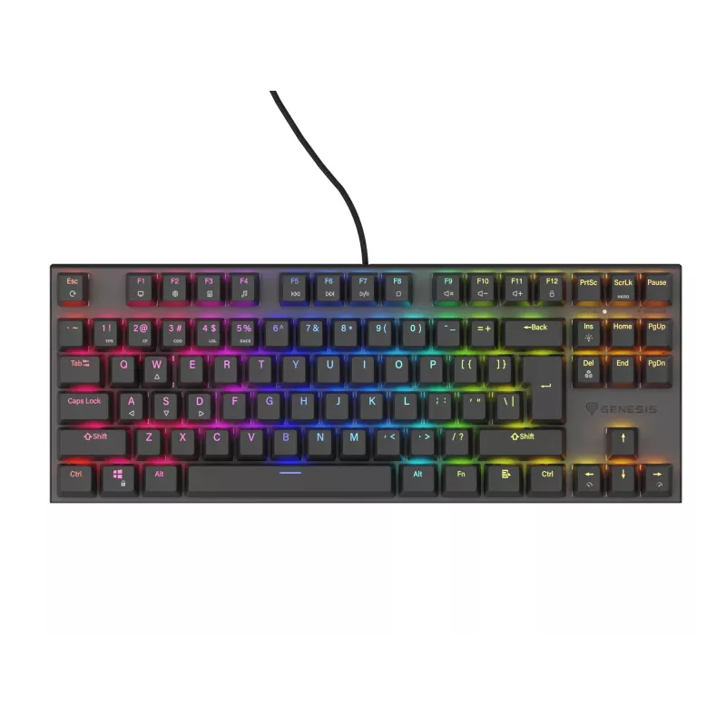 GENESIS Thor 303 TKL klaviatūra Gaming USB QWERTY US International Black
