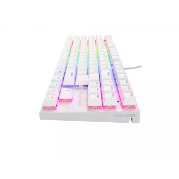 GENESIS Thor 303 TKL klaviatūra Gaming USB QWERTY US International White
