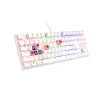 GENESIS Thor 303 TKL klaviatūra Gaming USB QWERTY US International White