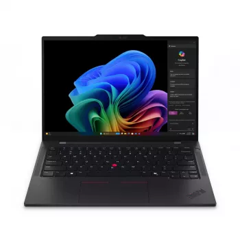 Nešiojamas kompiuteris Lenovo ThinkPad T14s Gen 6 (Snapdragon) X1E-78-100, 14 colių WUXGA, 32 GB LPDDR5x, 1 TB SSD, Wi‑Fi 7, Windows 11 Pro, juodas