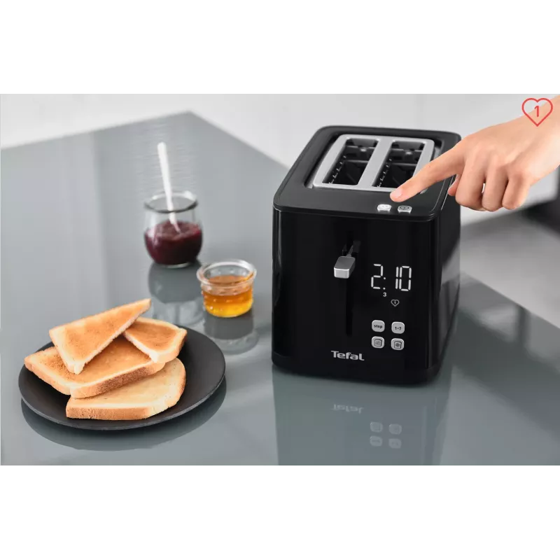 Skrudintuvas Tefal TT6408 — 2 riekėms, 850 W, juodas