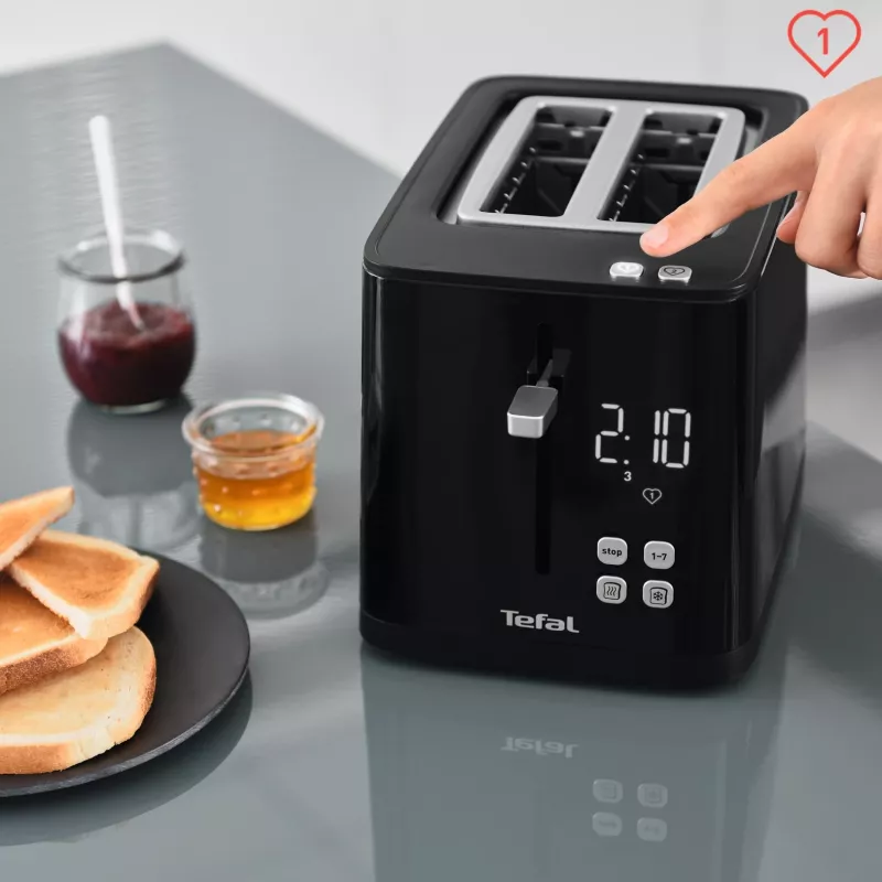 Skrudintuvas Tefal TT6408 — 2 riekėms, 850 W, juodas