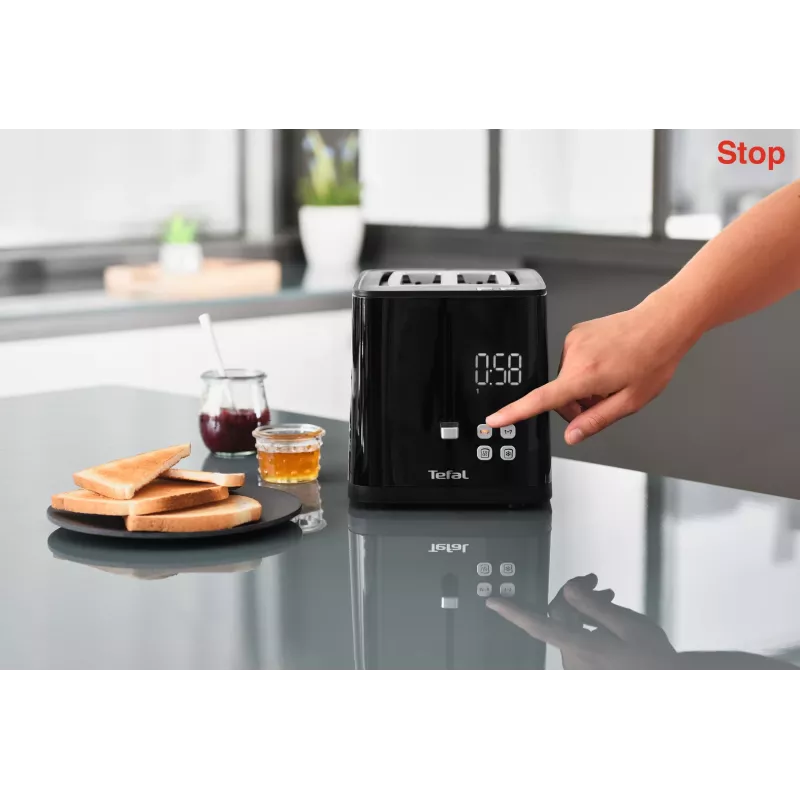 Skrudintuvas Tefal TT6408 — 2 riekėms, 850 W, juodas