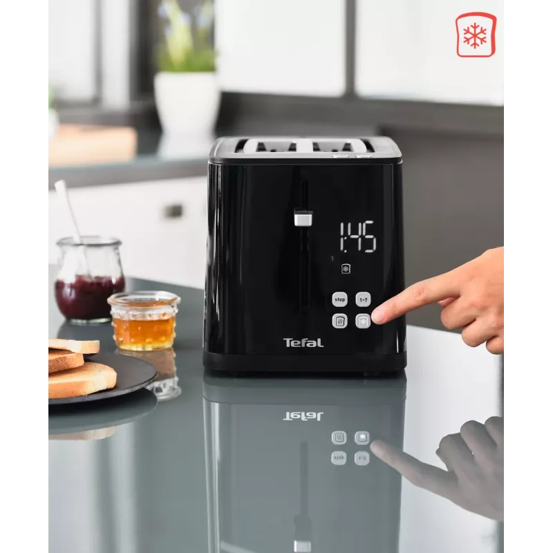 Skrudintuvas Tefal TT6408 — 2 riekėms, 850 W, juodas