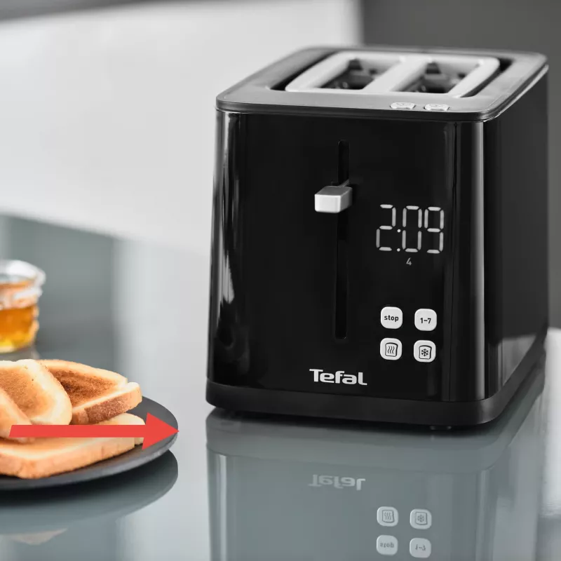 Skrudintuvas Tefal TT6408 — 2 riekėms, 850 W, juodas