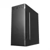 PC Case FSP CMT160 Midi Tower Juoda — supports ATX/µATX/ITX, 1×3.5 inch + 2×2.5 inch bays, 1×5.25 inch, USB 3.2 Gen1 Type-A, 173×370×410 mm