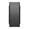 PC Case FSP CMT160 Midi Tower Juoda — supports ATX/µATX/ITX, 1×3.5 inch + 2×2.5 inch bays, 1×5.25 inch, USB 3.2 Gen1 Type-A, 173×370×410 mm
