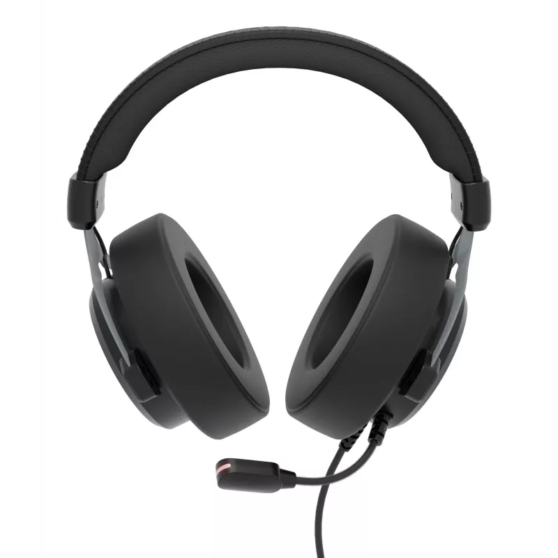 GENESIS Neon 764 ausinės, laidinės, lankeliu, žaidimams, USB Type-A, juodos