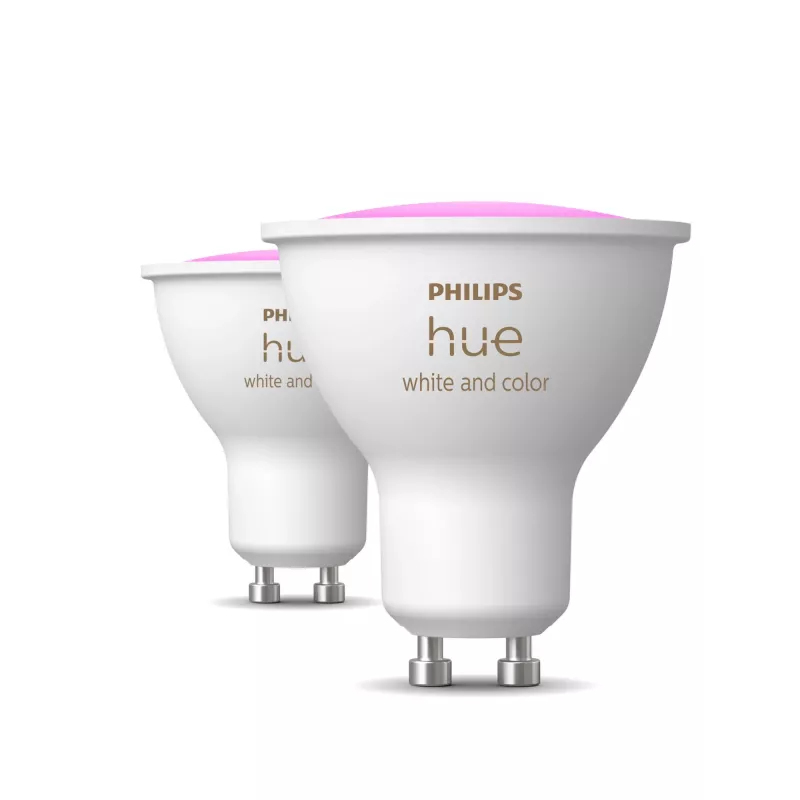 Philips Hue White and colour ambience GU10 – išmanusis prožektorius – (2 vnt.)