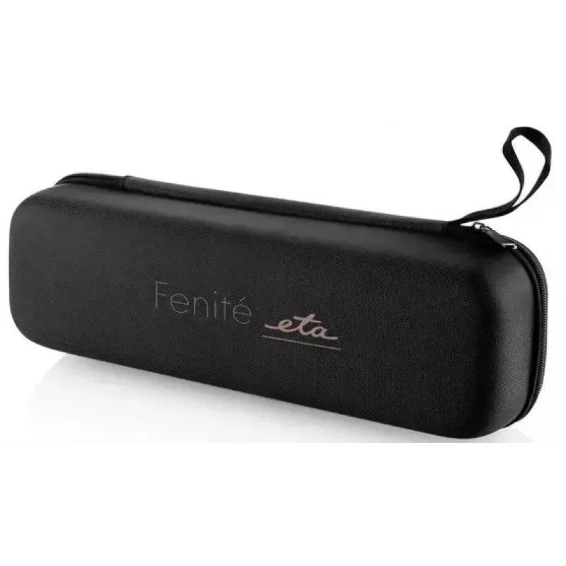 Karšto oro šepetys ETA Fenité Airflow 1300 W, keraminis vamzdis, 3 šilumos lygiai, 1,7 m laidas, juoda/rožinė