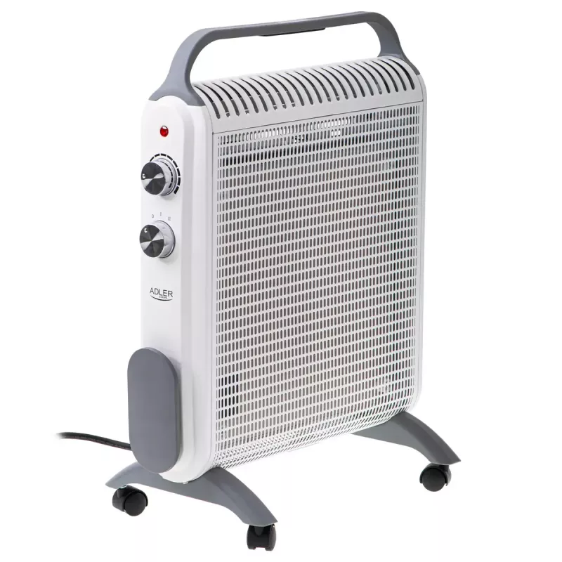 Elektrinis konvektorinis šildytuvas Adler AD 7750, 2000 W, 2 galios lygiai, IP24, baltas