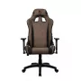 Gaming chair Arozzi Avanti SoftFabric Brown — medžiaginiai apmušalai, ergonomiškas dizainas, reguliuojamas aukštis ir pasvirimas