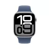 Išmanusis laikrodis Apple Watch Series 10 GPS 46mm Sidabrinis aliuminio korpusas su Denim sportine apyranke - M/L