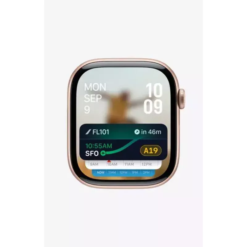 Išmanusis laikrodis Apple Watch Series 10 GPS 46mm Sidabrinis aliuminio korpusas su Denim sportine apyranke - M/L