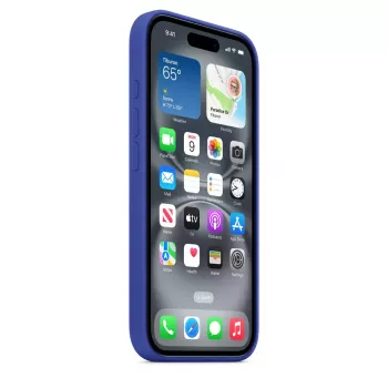 APPLE Silikono dėklas su „MagSafe“, skirtas „iPhone 16“, ultramarino