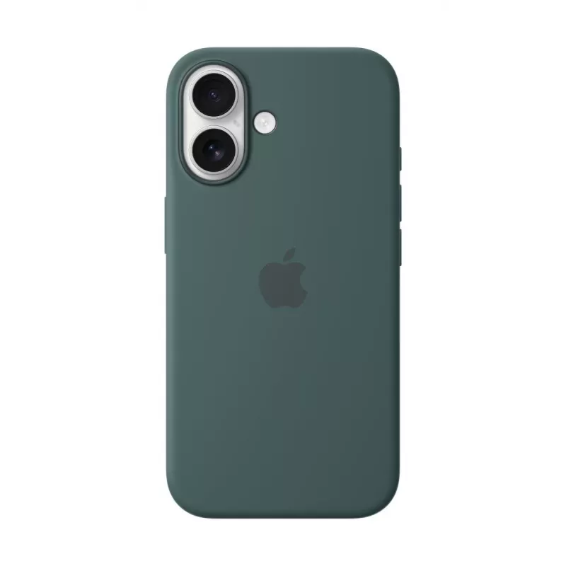APPLE Apple silikoninis dėklas su MagSafe, skirtas iPhone 16, ežero žalia