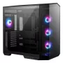 PC korpusas MSI MAG PANO 100R PZ Midi Tower juodas, grūdintas stiklas, palaiko ATX/microATX, 482×290×519 mm