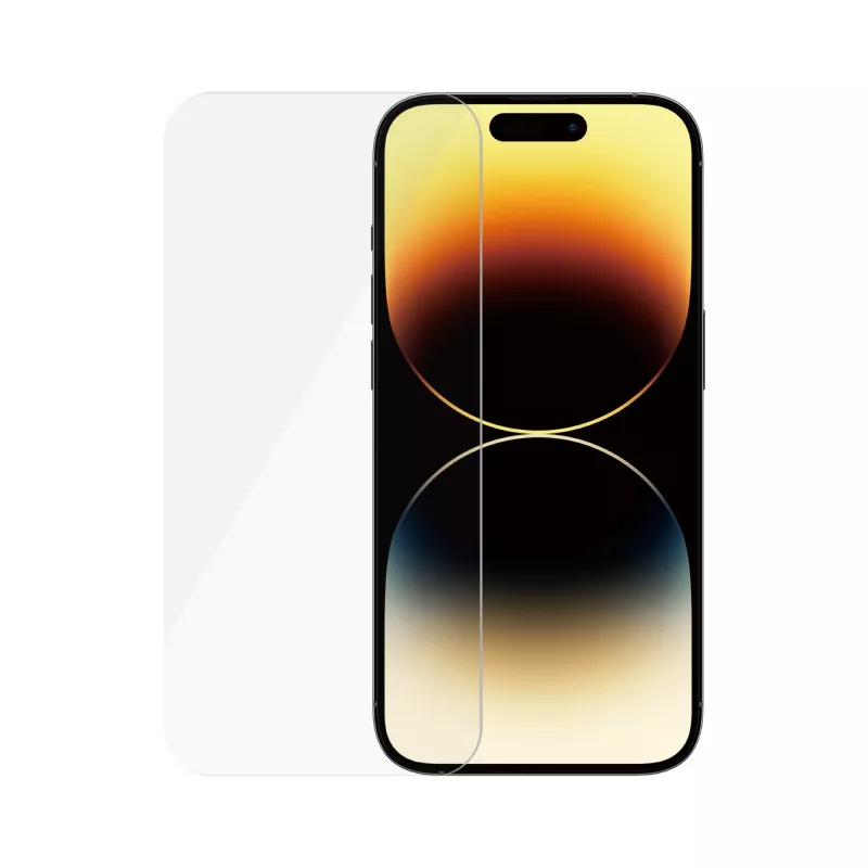 Apsauginis stiklas PanzerGlass SAFE. by ® Apple iPhone 14 Pro Ultra-Wide Fit, atsparus įbrėžimams ir smūgiams