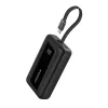 Anker Zolo 10000mAh nešiojama baterija, 30W itin greitas įkrovimas, integruotas USB-C laidas, juoda