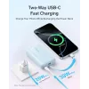 Anker Zolo 10000mAh nešiojama baterija, 30W itin greitas įkrovimas, integruotas USB-C laidas, juoda