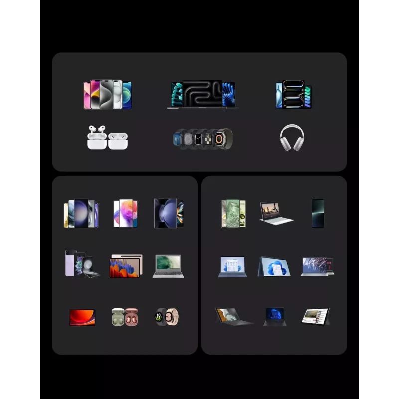 Mobiliojo įrenginio įkroviklis Anker A2688341 Universalus juodas AC vidaus 110–240 V 1 USB 2.0 2 USB-C