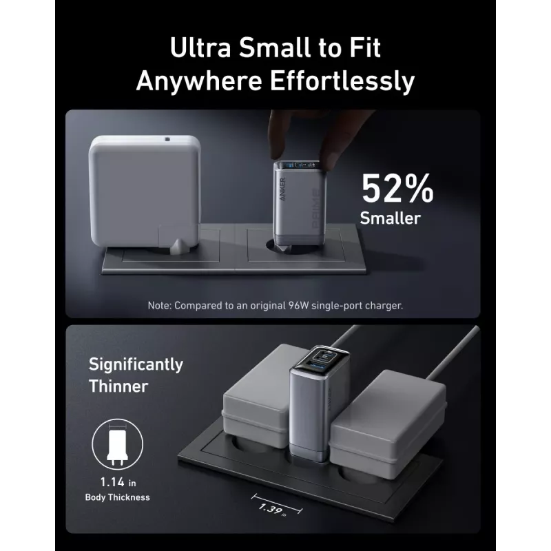 Mobiliojo įrenginio įkroviklis Anker A2688341 Universalus juodas AC vidaus 110–240 V 1 USB 2.0 2 USB-C