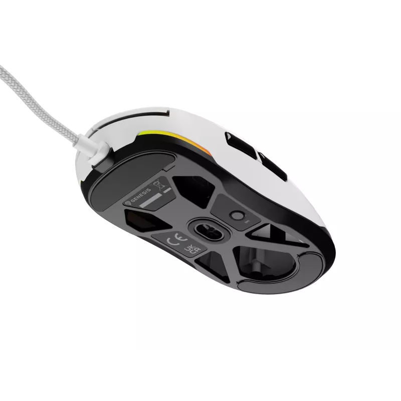 GENESIS Krypton 660 pelė žaidimams Ambidekstrinė USB Type-A Optinė 12000 DPI