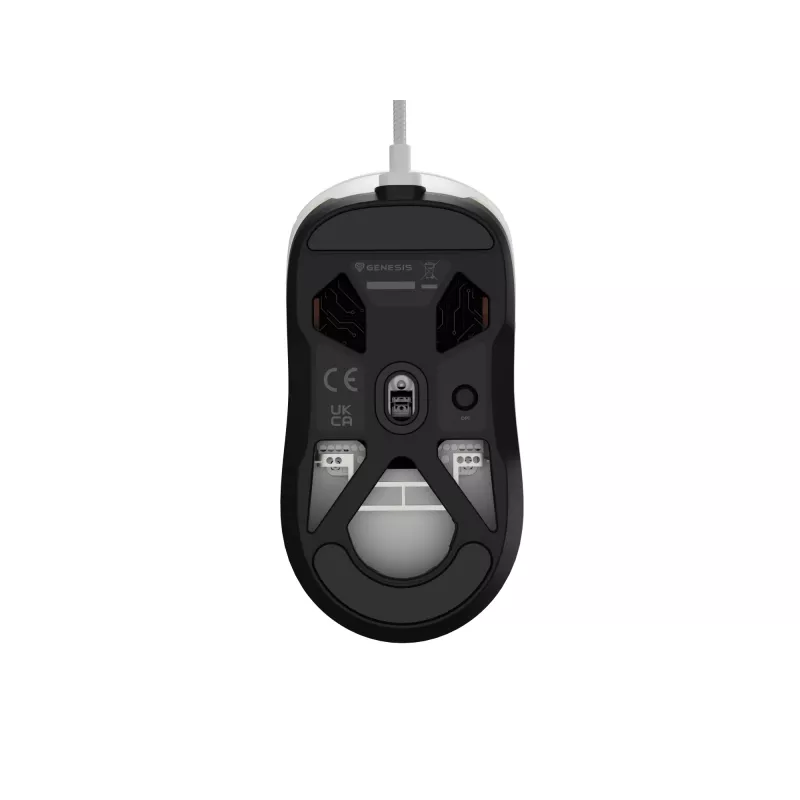 GENESIS Krypton 660 pelė žaidimams Ambidekstrinė USB Type-A Optinė 12000 DPI