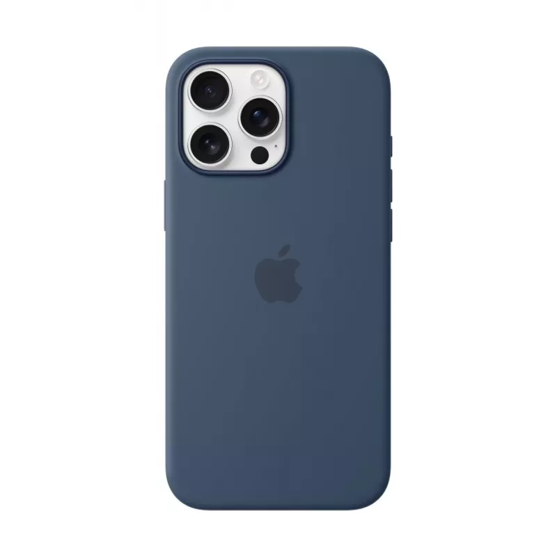APPLE Apple Silikoninis dėklas su „MagSafe“ „iPhone 16 Pro Max“ Denim