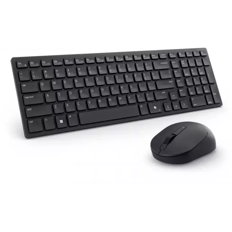 DELL KM555 Tylus klaviatūros ir pelės rinkinys, universalus RF belaidis + Bluetooth, QWERTY JAV tarptautinis, juoda