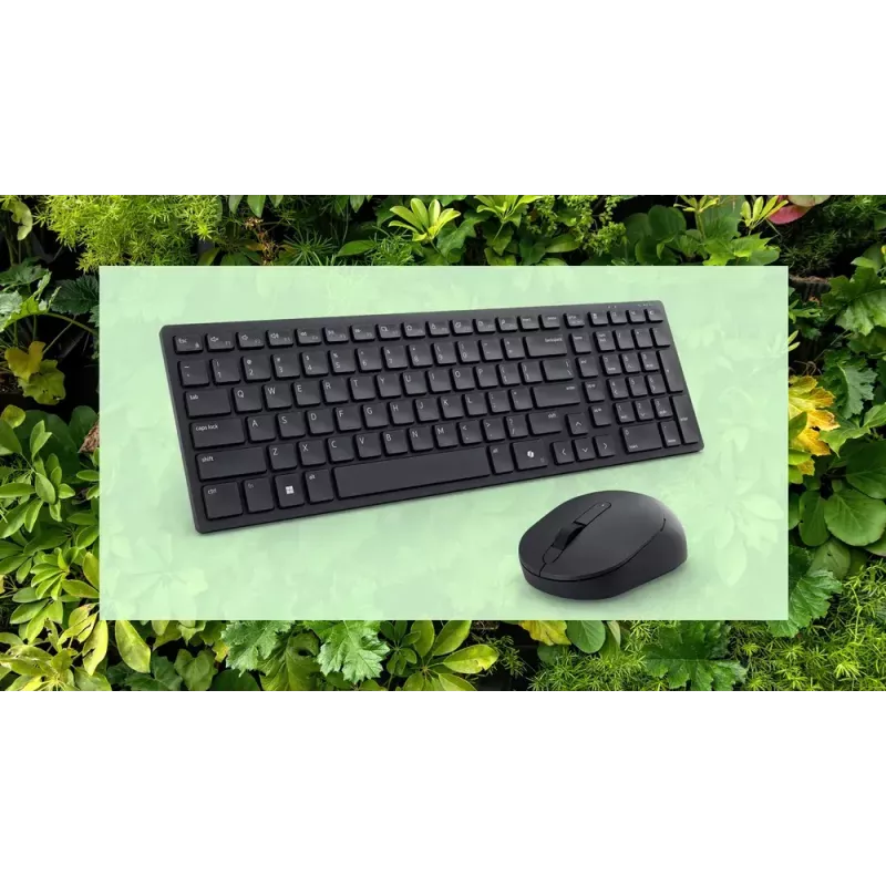 DELL KM555 Tylus klaviatūros ir pelės rinkinys, universalus RF belaidis + Bluetooth, QWERTY JAV tarptautinis, juoda