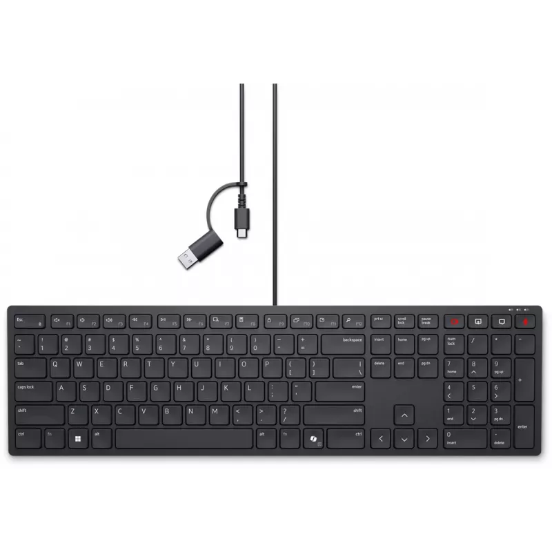 DELL Pro Wired Collaboration klaviatūra - KB525C - Russian (QWERTY)