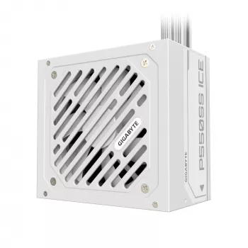 GIGABYTE P550SS ICE maitinimo blokas - PCIe 5.0, 80 PLUS Silver, 120 mm ventiliatorius, suderinamas su ATX 3.0, EU kištukas