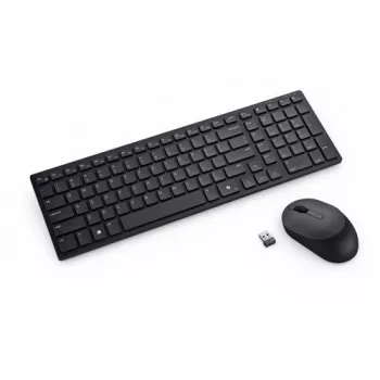 DELL Pro Compact Silent klaviatūra ir pelė - KM555 - ukrainietiška (QWERTY)