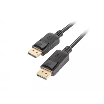 LANBERG DisplayPort M/m kabelis 19 kontaktų V1.2 4k 1.8 m juodas