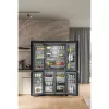 Whirlpool WQ9I FO2BX EF šaldytuvas šoninis Freestanding 592 L Juoda
