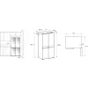 Whirlpool WQ9I FO2BX EF šaldytuvas šoninis Freestanding 592 L Juoda