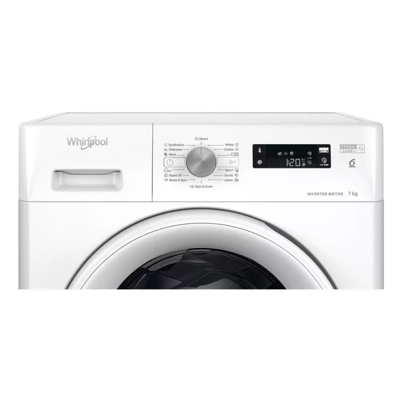 Whirlpool FFS 7469 W EE skalbimo mašina Priekinio užpildymo 7 kg 1351 RPM Balta