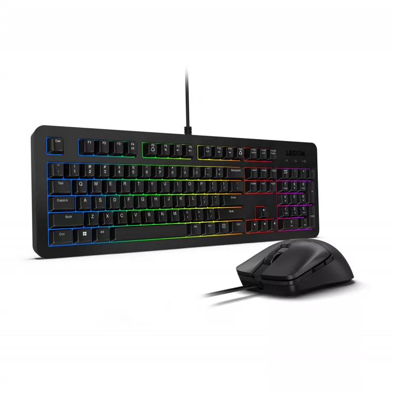Lenovo GX31N91913 klaviatūra su pele, žaidimams, USB, JAV anglų, juoda